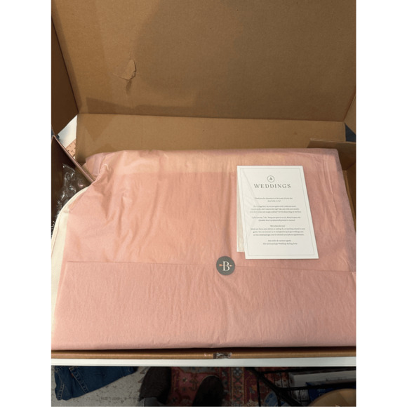 Anthropologie BHLDN Watters Danbury Tulle A Line Bridal Overskirt Mesh 22W Ivory - Picture 4 of 8